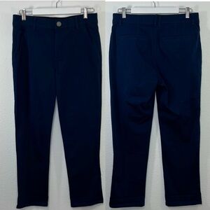 Democracy Ab"solution Mid-Rise Straight leg Woven Chino Pants Navy‎ size 10